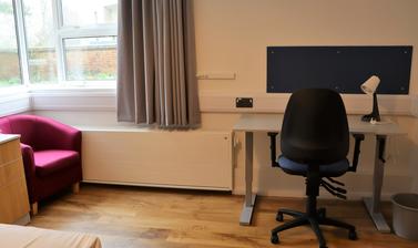 assessible room view including desk credit