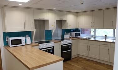 eight bed cluster kitchen